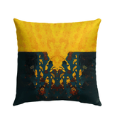 Close-up of SurArt 78 Outdoor Pillow, highlighting its detailed artistic pattern and robust material for outdoor use.